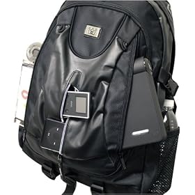 CaseCrown Durable Laptop Protective Backpack with Rain Slicker for Apple MacBook Pro MB604LL/A 17-Inch Laptop (black)