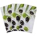 Olive Themed guest or buffet towels, pack of 12