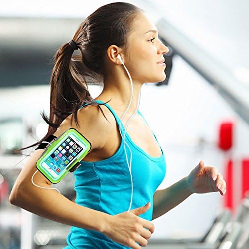 S-TRIPLE Super Bright 360 degree light Sport Armband -[3 way lighting] for iPhone 6/6s, Green