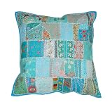 Enticing Cushion Covers with Heavy Embroidered Patch Work