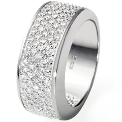 Goldmaid Damen-Ring PremiumShine 925 Sterlingsilber 118 Steine Gr. 54 Pa R685S54