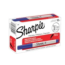 Sharpie Ultra Fine Point Permanent Markers, 12 Blue Markers(37003)