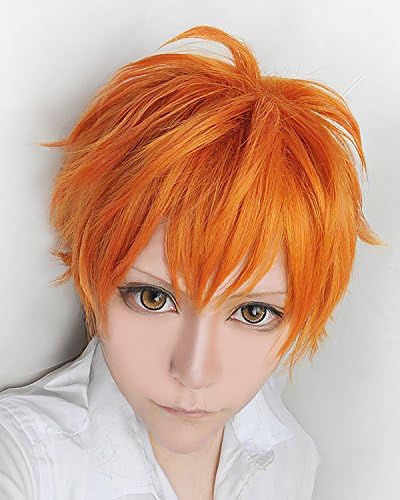 Free Hair Cap + Haikyu!! Hinata Shyouyou Cosplay Wig Cos Wig Costume Hair