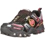 Skechers Deflecktord Turbo-S 90302L BKRD, Jungen Sneaker, Schwarz (BKRD), EU 31