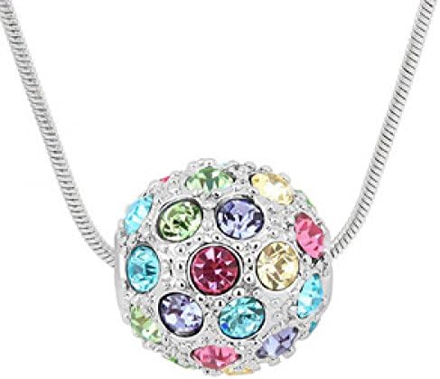 Beauty Of Fashion Crystal Necklace -- The Colorful Balls, Stars The Same Paragraph Jewelry, Gucci Jewelry , Factory Direct Sales