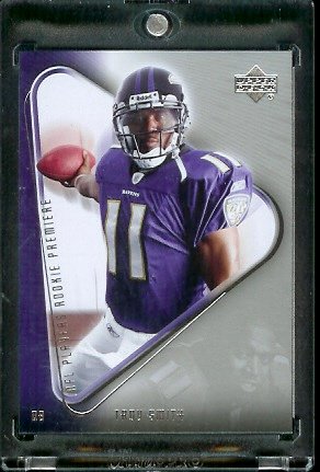 2007 Upper Deck NFL Players Rookie Premiere 7 # Ted Ginn Rookie Football Card - Miami Dolphins - Mint Condition- Shipped in protective display case!!