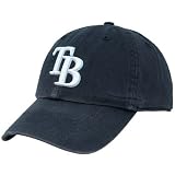 Twins Enterprise Tampa Bay Rays Navy Blue Franchise Fitted Hat