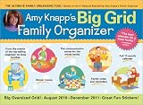 2011 Amy Knapp's Big Grid Family Organizer wall calendar: The essential organization and communication tool for the entire family
