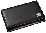 Produkt-Bild: Sigel VZ200 Visitenkarten-M&auml;ppchen, Leder Torino, schwarz, mit 2 Hauptf&auml;chern und 3 Nebenf&auml;chern, Nappaleder, f&uuml;r bis zu 30 Karten (max. 90x60 mm), 1 ST
