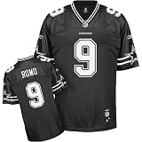 Tony Romo Dallas Cowboys 2008 NFL Black Shadow Stitched Premier Jersey