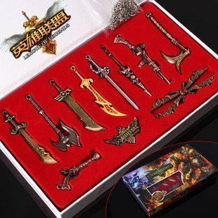 League of Legends LOL Weapons Model, 11 New Weapons Suit Hero, Charming Weapons Decoration by MAGIC UNION