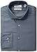 Calvin Klein Men's Slim Fit Non Iron Textured Stripe