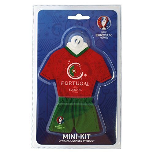 UEFA EURO 2016 Minitrikot PORTUGAL – mit Saugnapf – 18 cm