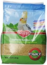 Kaytee Exact Natural Bird Food for Cockatiels, 3-Pound
