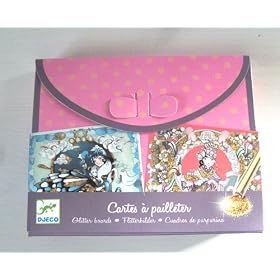 Cartes � pailleter Reine des neiges