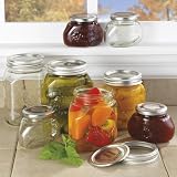 Leifheit Decorative Canning Jars, Set of 6