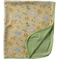 Safari Lion Print Receiving Blanket