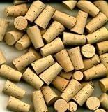 TAPERED, STOPPER, STOPPERS, CORKS, CORK, YOUR BOTTLES, VIALS, JARS, JUGS, ETC., STOPPER, is Approximately 27/64' BOTTOM, 9/16' BIG end, 3/4 ' long, 100 # 3 TAPERED, CORK, STOPPERS