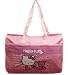 Hello Kitty PVC Tote Bag Zipper Shopping Bag