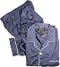 Apparel : Big and Tall Navy and Burgundy Tricot Pajamas