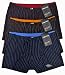 Herren-Short 4er Pack Herren Boxershort Black 95 % Baumwolle 5 % Elasthan