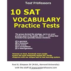 10 SAT Vocabulary Practice Tests