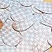 Sequin Pink Silver Houndstooth Pattern Metallic Teardrop 1.5 inches Couture Loose Paillettes