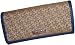 Women's DKNY Large Carry All Wallet T&C Classics Hemp-Blue