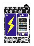 iphone4/4s プロテクトシール CRAZY SKIN(クレイジースキン) サンダー ネイビー