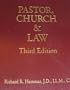 Pastor, Church & Law