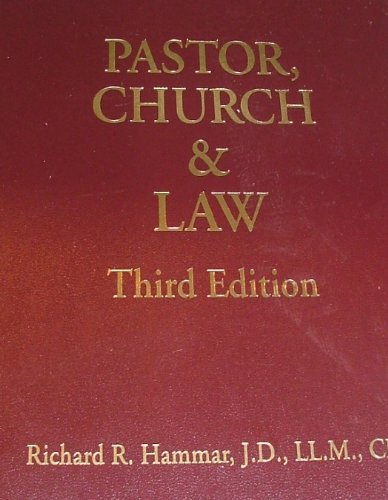Pastor, Church & Law