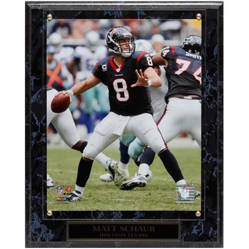 Houston Texans #8 Matt Schaub Freeman 10.5'' x 13'' Player Plaque