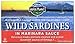 Wild Planet Wild Sardines in Marinara Sauce, 4.375-Ounce Tins (Pack of 6)