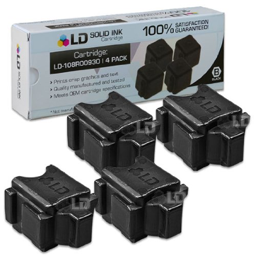 LD � Xerox Compatible Black (4 Pack) 108R00930 / 108R930 Solid Ink Sticks On Sale