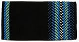 Mayatex Saddle Blanket - Mariposa - BLK/SHTURQ/LIME/KEYLIME/SHTURQ
