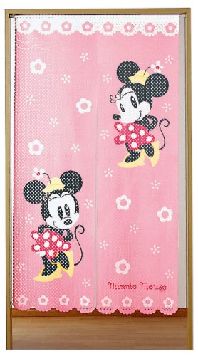 ディズニーのれん チャーミングミニー(レース)