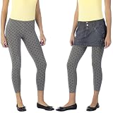 Juniors Xhilaration® Polka-Dot Printed Leggings - Steel