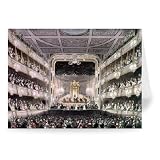 Covent Garden Theatre, 1808, from.. - Greeting Card (Pack of 2) - 7x5 inch - Art247 - Standard Size - Pack Of 2