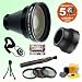 Nikon TC-E3ED Teleconverter Lens + Accessory Kit w/5 Year Extended Warranty For Coolpix P5000