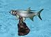 Taxidermy 12" Fiberglass Tarpon Statue