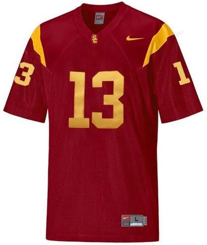 Nike USC Trojans #13 Youth Cardinal Replica Football Jersey L