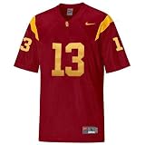 Nike USC Trojans #13 Youth Cardinal Replica Football Jersey L
