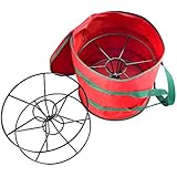 Elf Stor Premium Christmas Light Storage Bag & Steel Reels Holds 2x100ft Strands