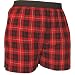 Red and Black Tartan Plaid Check Cotton Flannel Plaid check boxers boxer shorts available in 5 adult sizes exposed waist false fly