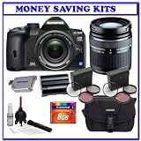 Olympus Evolt E520 10MP Digital SLR Camera with Image Stabilization w/ 14-42mm f/3.5-5.6 Zuiko Lens (262086) and Olympus Zuiko 40-150mm f/4.0-5.6 Digital Zoom Lens (261056) + Olympus E-System Travel D-SLR Gadget Bag (260248) + Willoughby's 8GB CF Travelers Kit
