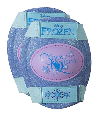 Fantastic Deal! Disney Frozen Kids Glitter Rollerskate, Junior Size 6-12 with Knee Pads
