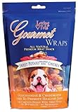 Loving Pets All Natural Premium Sweet Potato and Chicken Wraps with Glucosamine and Chondroitin Dog Treats, 8 oz