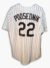 Scott Podsednik Autographed Chicago White Sox Pinstripe Jersey