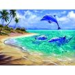 Bahama Dolphins 1000pc Jigsaw Puzzle by Steve Sundram