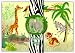 Dolce Mia Jungle Animals Safari Thank You Card - Pack of 10